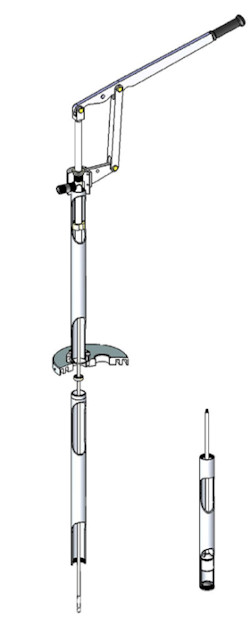 Hand Well pump Manual Deep Water Pump SU202 Stainless Steel Handheld Press  32mm